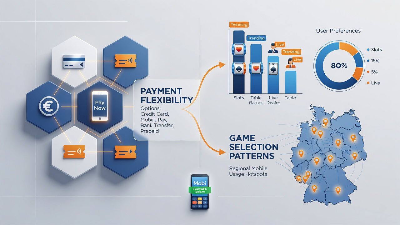 Statistiken zu Spielauswahlmustern und Zahlungsverhalten auf deutschen Mobile-Plattformen